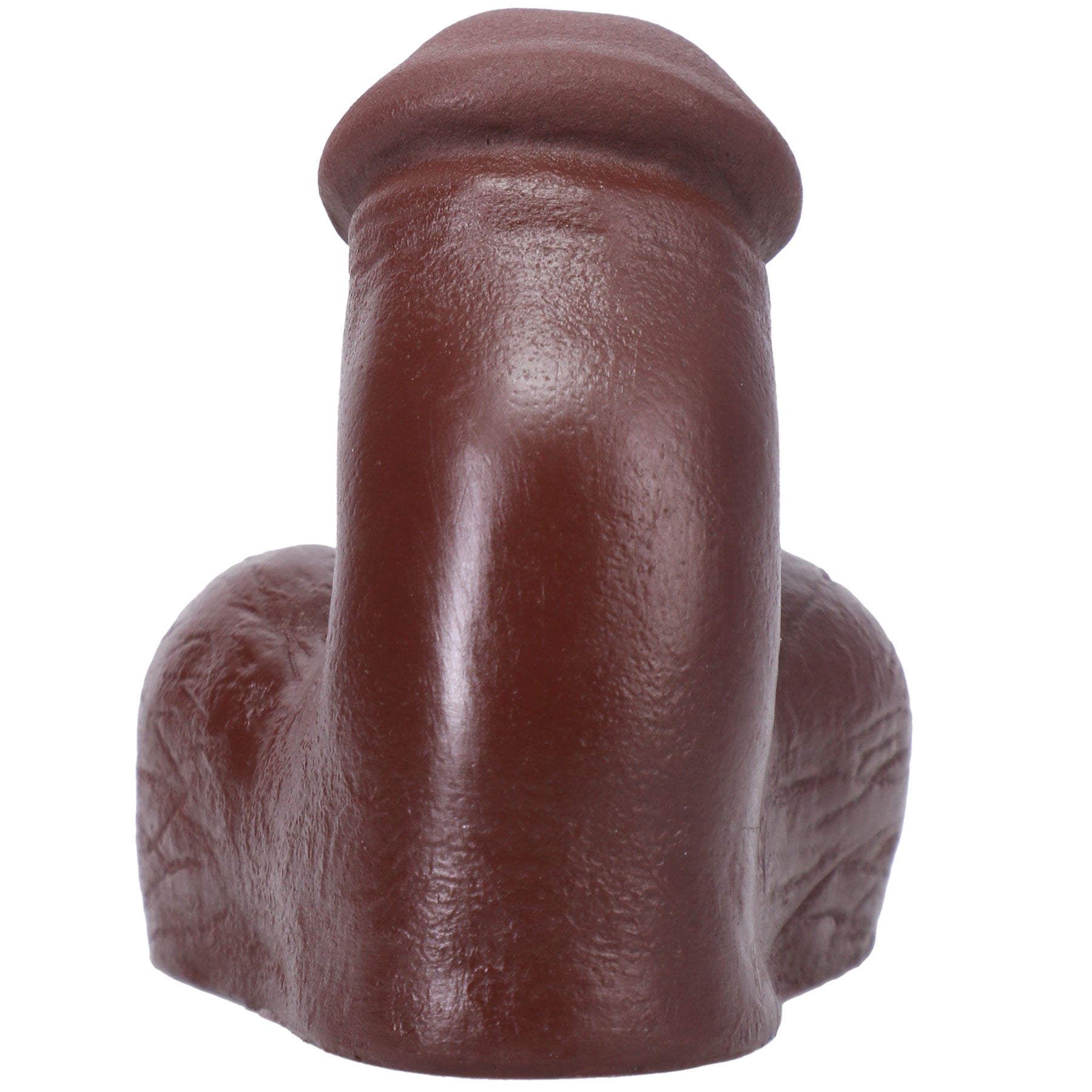 On The Go Silicone Packer By Tantus - Chocolate