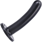 Silk Silicone Dildo By Tantus - Medium, Onyx