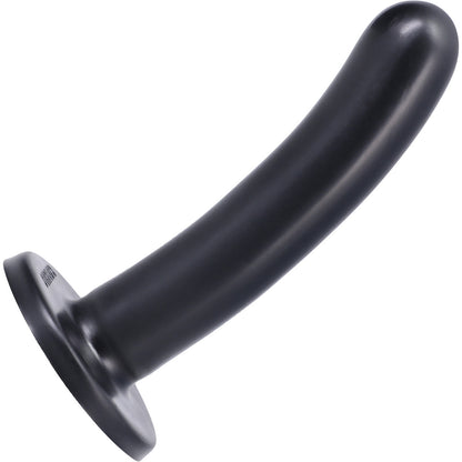 Silk Silicone Dildo By Tantus - Medium, Onyx