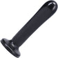 Silk Silicone Dildo By Tantus - Large, Onyx