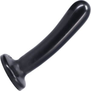 Silk Silicone Dildo By Tantus - Large, Onyx