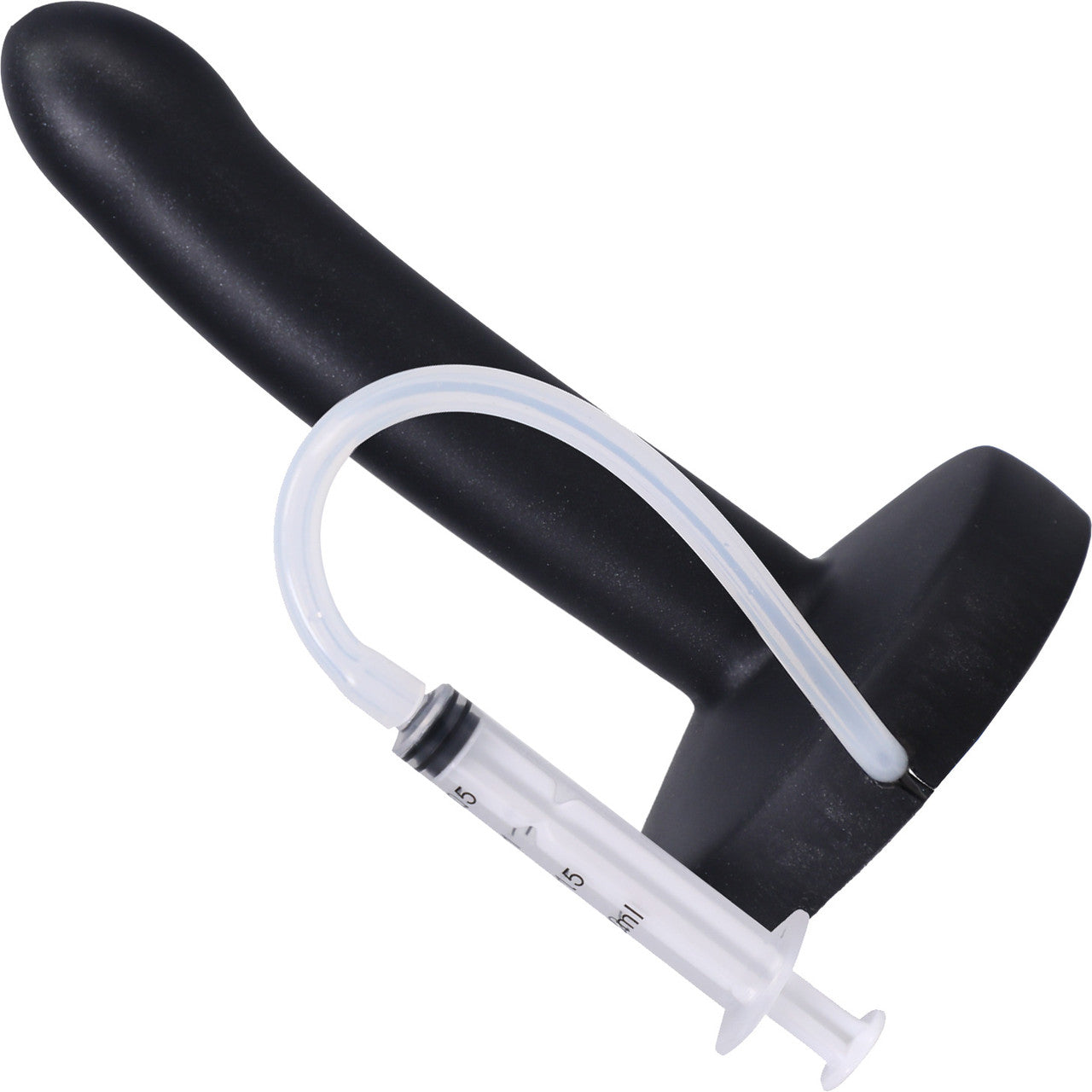 POP Slim Squirting Harness Compatible Silicone Dildo - Midnight