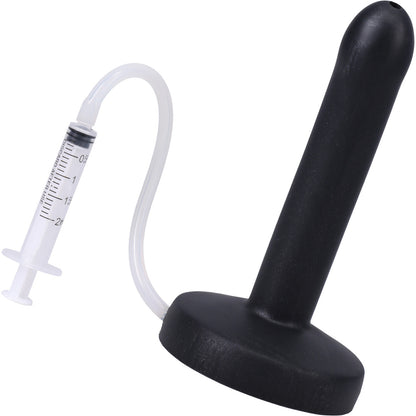 POP Slim Squirting Harness Compatible Silicone Dildo - Midnight