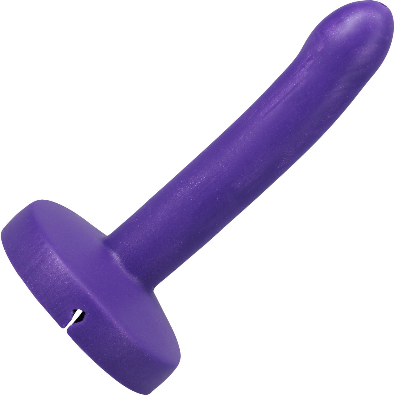 POP Slim Squirting Harness Compatible Silicone Dildo - Indiglow