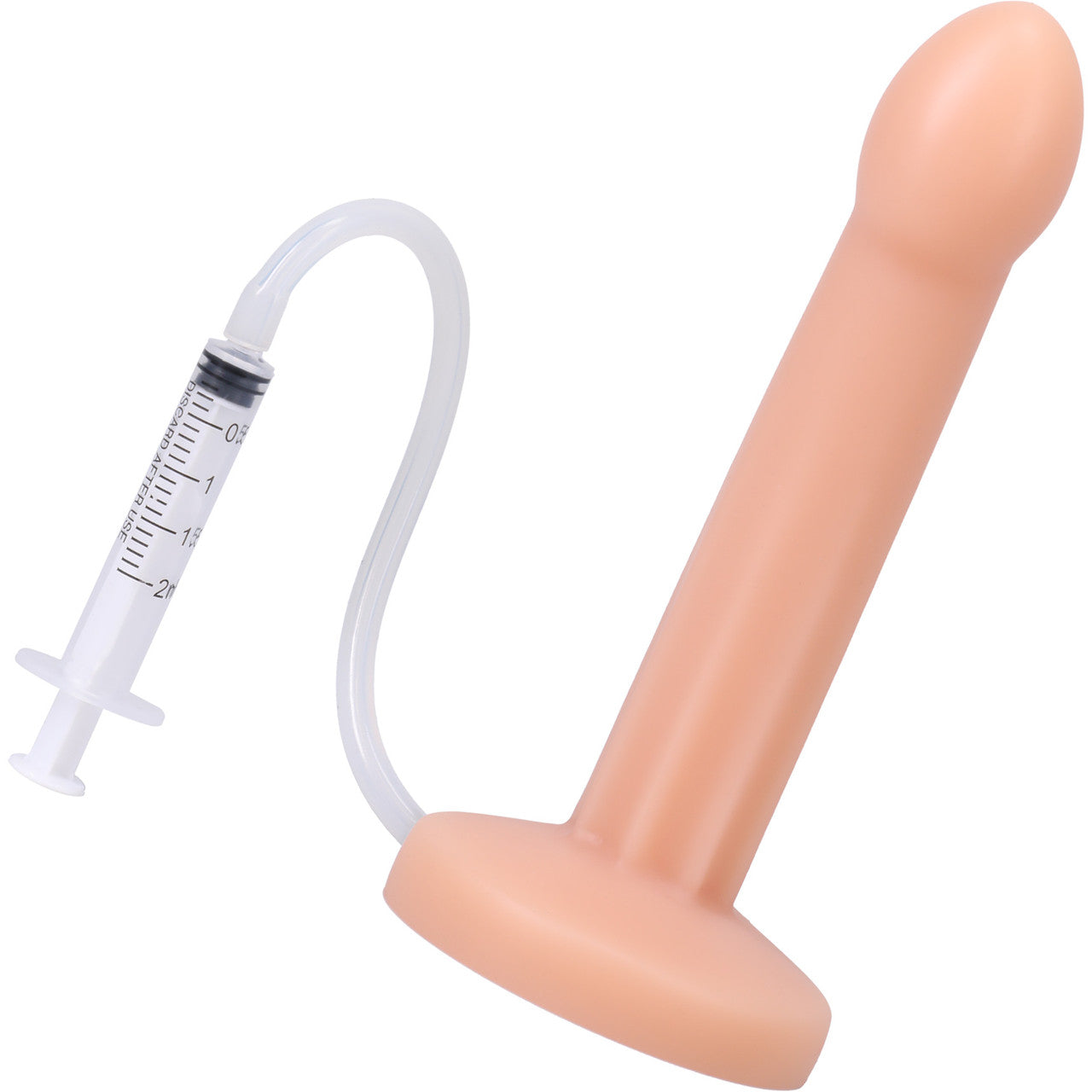 POP Squirting Harness Compatible Silicone Dildo - Vanilla