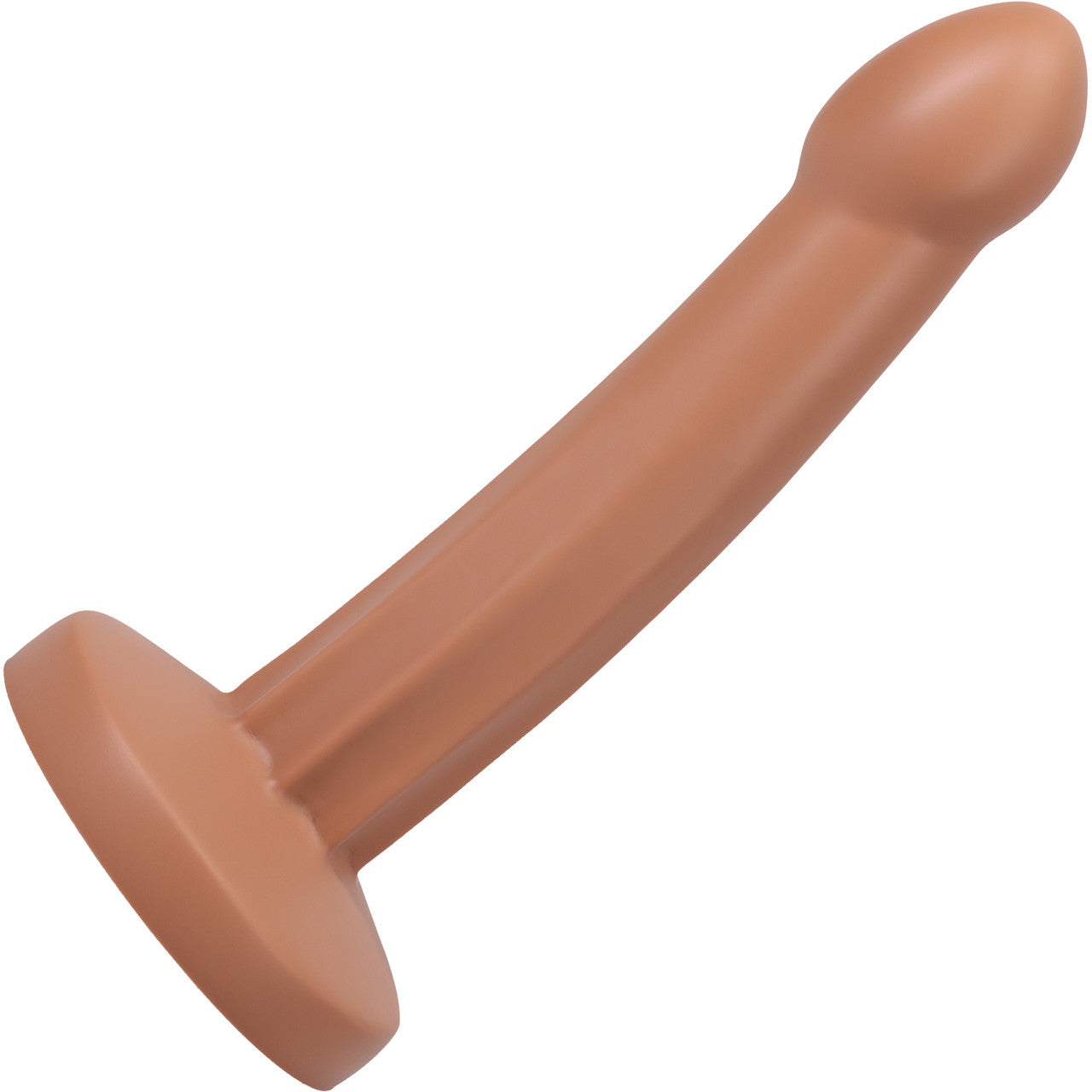 POP Squirting Harness Compatible Silicone Dildo - Caramel