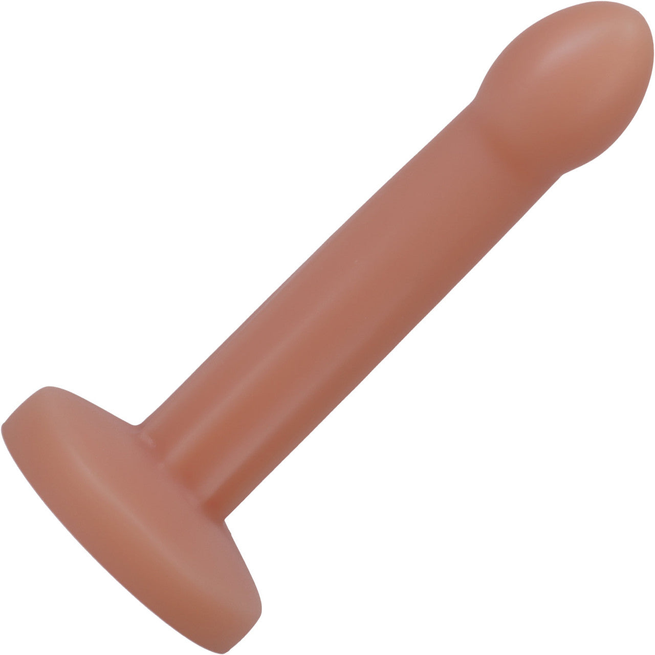 POP Squirting Harness Compatible Silicone Dildo - Caramel