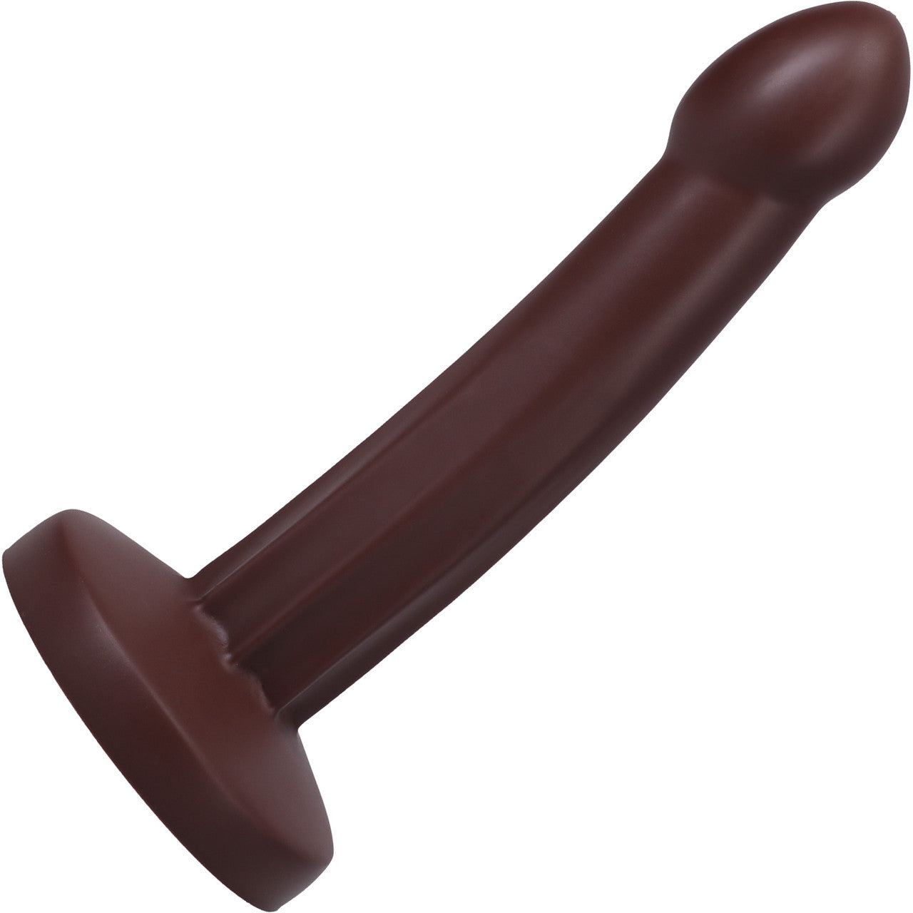 POP Squirting Harness Compatible Silicone Dildo - Chocolate