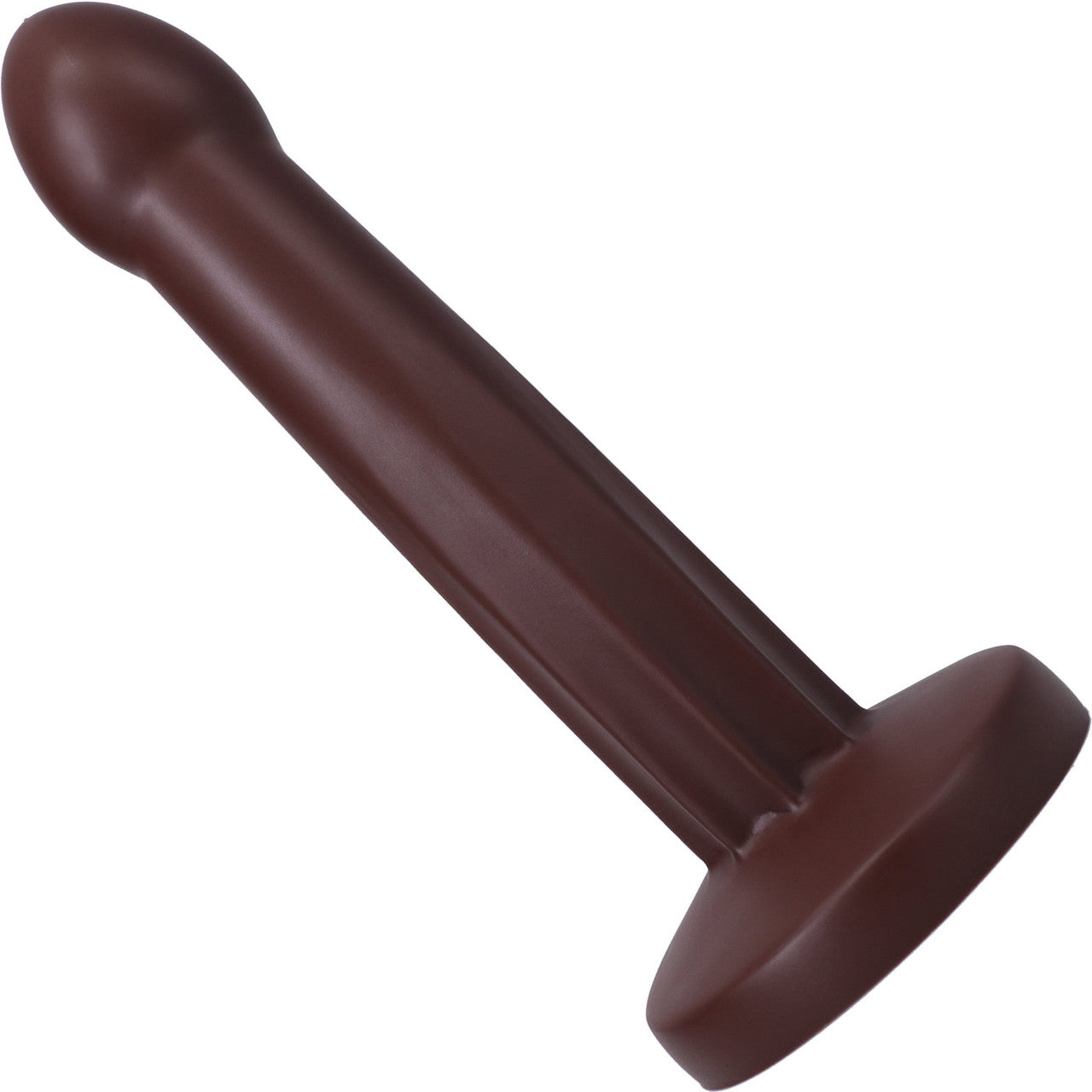 POP Squirting Harness Compatible Silicone Dildo - Chocolate