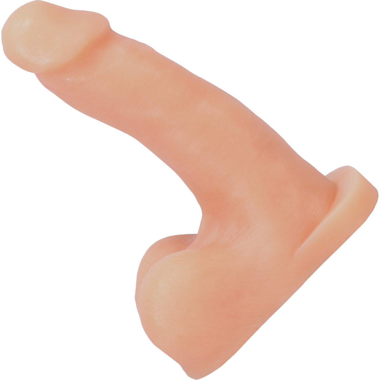 POP 'N' Play Squirting Harness Compatible Silicone Dildo & Packer - Cream