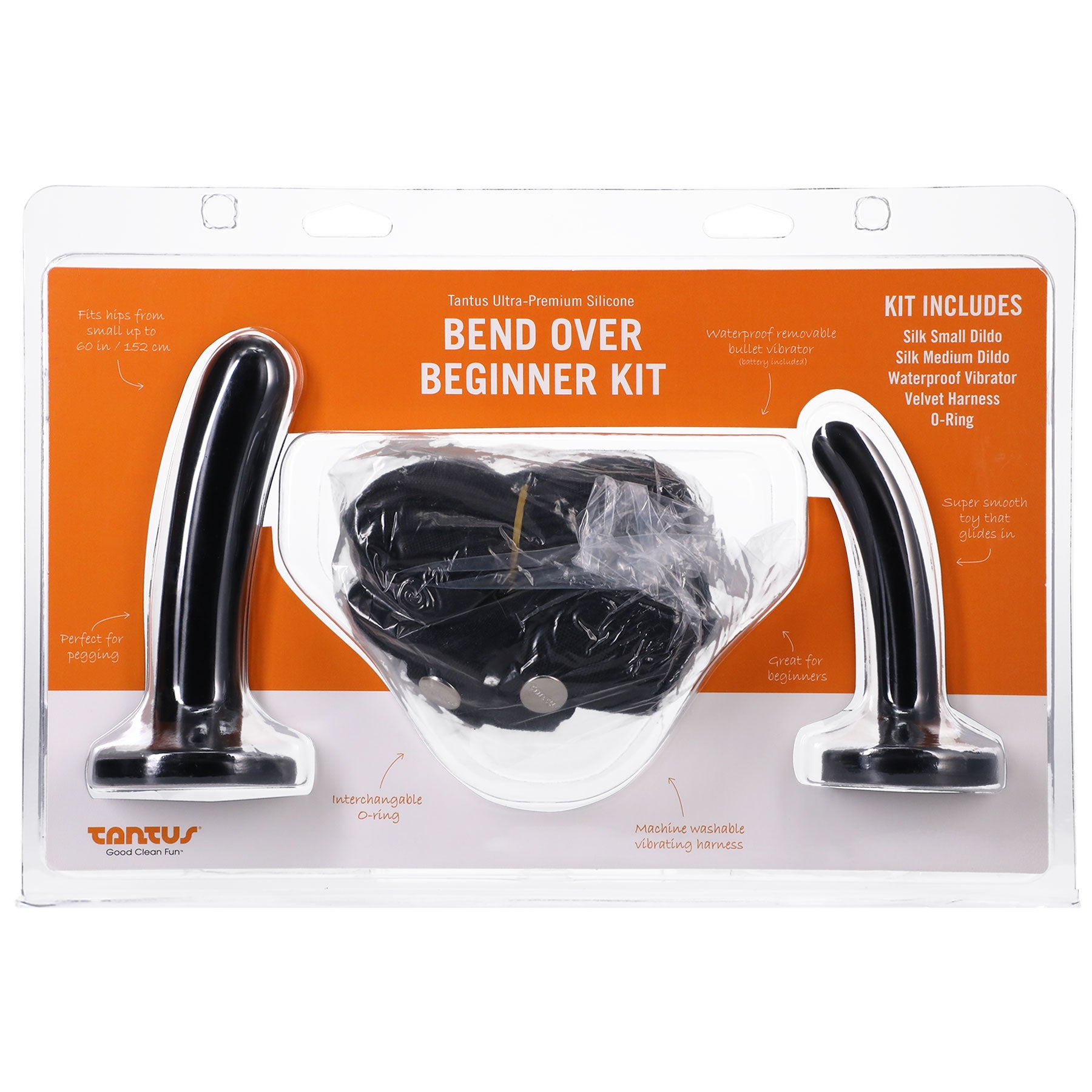 Bend Over Beginner Harness Kit By Tantus - Onyx