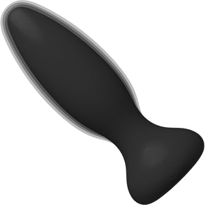 A-Play Experienced Vibrating Rechargeable Silicone Anal Plug With Remote - Black