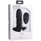 A-Play Rise Vibrating & Thrusting Rechargeable Silicone Anal Plug With Remote By Doc Johnson - Black