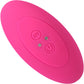 A-Play Rise Vibrating & Thrusting Rechargeable Silicone Anal Plug With Remote By Doc Johnson - Pink