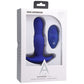 A-Play Expander Vibrating & Expanding Silicone Anal Plug With Remote By Doc Johnson - Blue