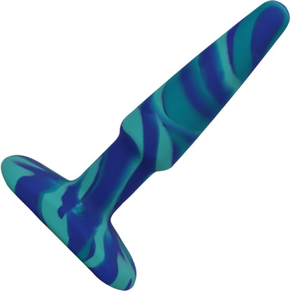 A-Play Groovy Silicone 4" Anal Plug By Doc Johnson - Ocean