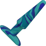 A-Play Groovy Silicone 5" Anal Plug By Doc Johnson - Ocean