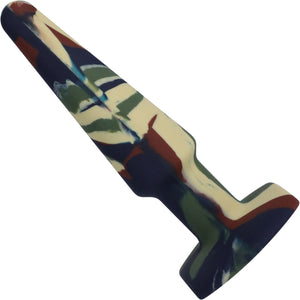 A-Play Groovy Silicone 5" Anal Plug By Doc Johnson - Camouflage