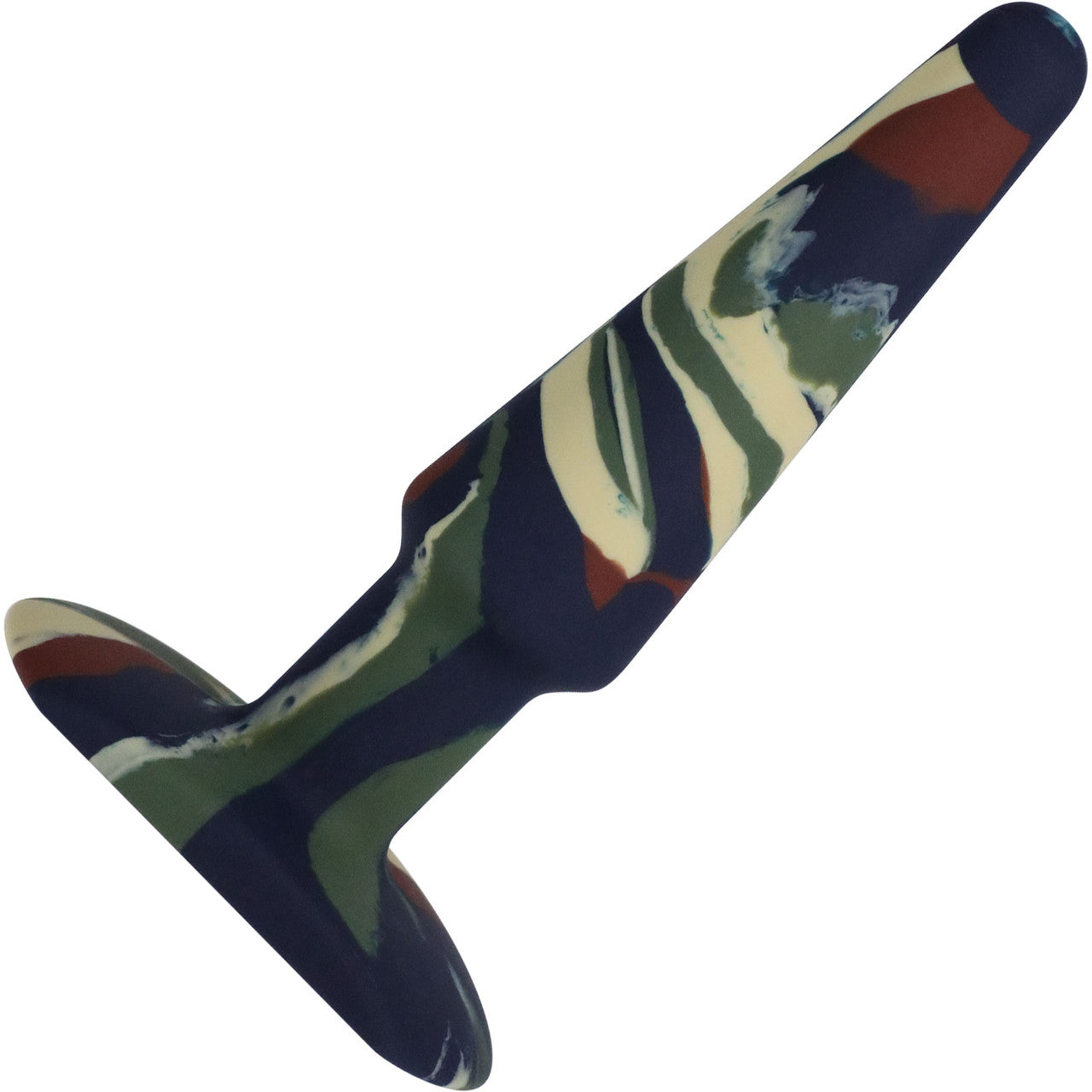 A-Play Groovy Silicone 5" Anal Plug By Doc Johnson - Camouflage