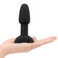 b-Vibe Rimming Plug Petite Silicone Remote Control Vibrating Anal Toy - Black