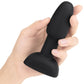 b-Vibe Rimming Plug Petite Silicone Remote Control Vibrating Anal Toy - Black