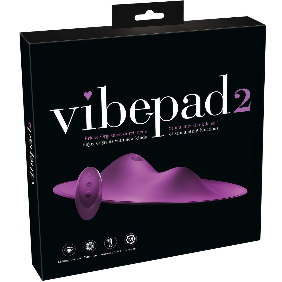 VibePad 2 Silicone Rechargeable Waterproof Grinding Vibro-Tongue Vibrator With Remote
