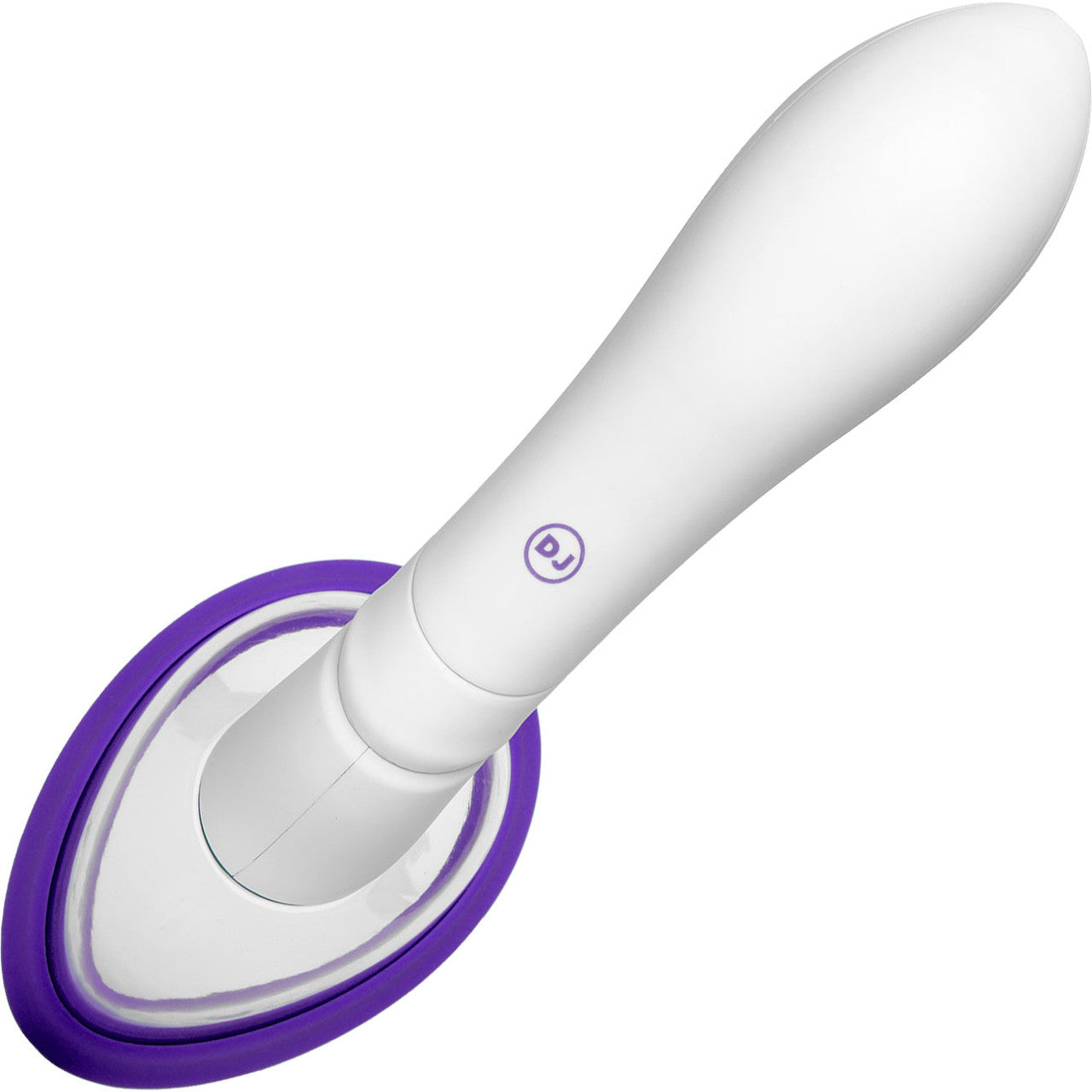 Bloom Automatic Vibrating Rechargeable Intimate Body Pump by Doc Johnson - Purple & White