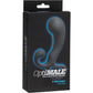 OptiMALE P-Massager Silicone Prostate Massager By Doc Johnson - Slate