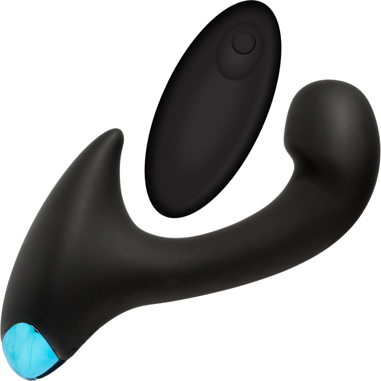 OptiMALE Vibrating P-Curve With Wireless Remote Silicone Waterproof Prostate Massager By Doc Johnson