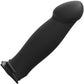 Body Extensions BE Risqué 8" Hollow Vibrating Silicone Strap-On System by Doc Johnson