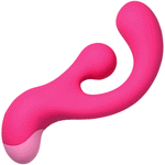 BANG! Gyro Rabbit Rechargeable Silicone Dual Stimulation Vibrator