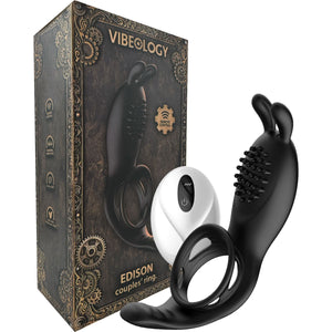 Edison Vibrating Rabbit Style Cock Ring By Vibeology