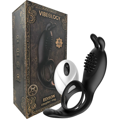 Edison Vibrating Rabbit Style Cock Ring By Vibeology