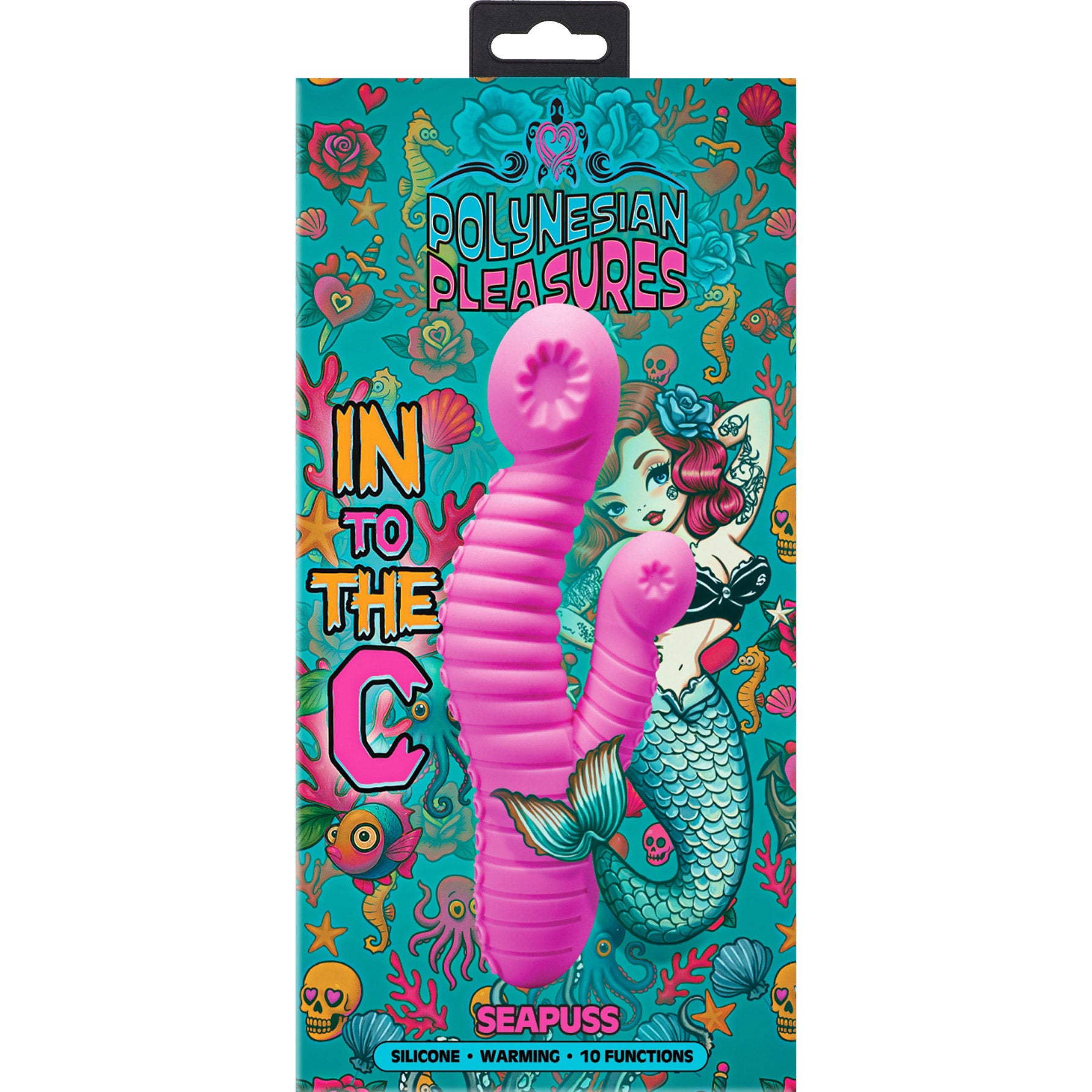 Polynesian Pleasures Into The C Seapuss Warming Silicone Dual Stimulation Vibrator