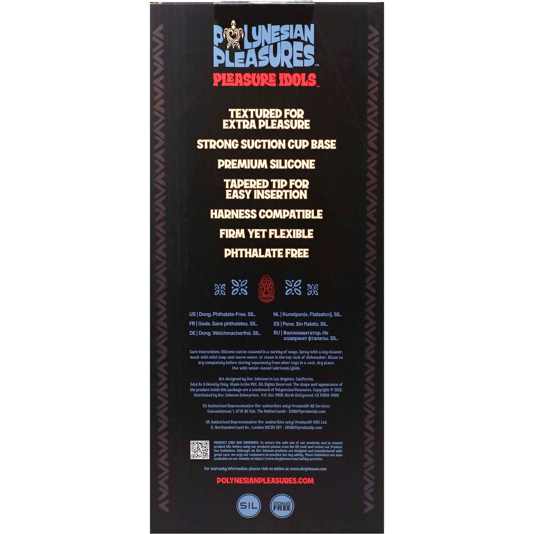 Polynesian Pleasure Idols Wai-Lealea Water Idol Silicone Suction Cup Dildo