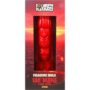 Polynesian Pleasure Idols Fire Idol Ula' Make Silicone Suction Cup Dildo