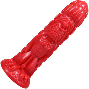 Polynesian Pleasure Idols Fire Idol Ula' Make Silicone Suction Cup Dildo
