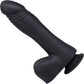 Fort Troff Piston Thruster Rechargeable Silicone Mini Fuck Machine Dildo With Balls & Remote - Black