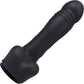 Fort Troff Piston Thruster Rechargeable Silicone Mini Fuck Machine Dildo With Balls & Remote - Black