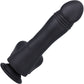 Fort Troff Piston Thruster Rechargeable Silicone Mini Fuck Machine Dildo With Balls & Remote - Black