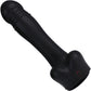 Fort Troff Piston Thruster Rechargeable Silicone Mini Fuck Machine Dildo With Balls & Remote - Black