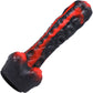 Fort Troff Tendrill Thruster Rechargeable Silicone Mini Fuck Machine Dildo With Balls & Remote - Red