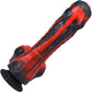 Fort Troff Tendrill Thruster Rechargeable Silicone Mini Fuck Machine Dildo With Balls & Remote - Red