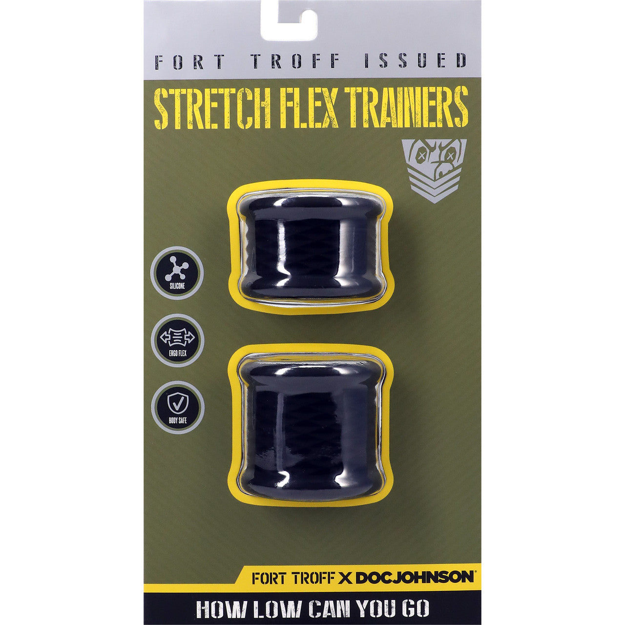 Fort Troff Stretch Flex Trainers Silicone Ball Stretchers 2 Pack - Black