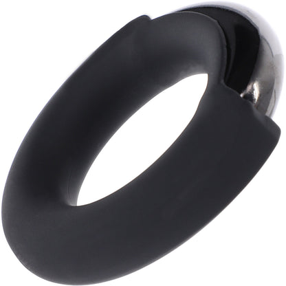 Fort Troff Pinch Zero Weighted Silicone Cock Ring - Black