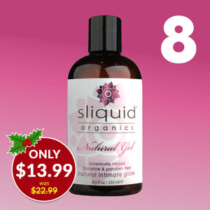 Sliquid Organics Natural Gel Aloe Based Personal Lubricant 8.5 fl oz