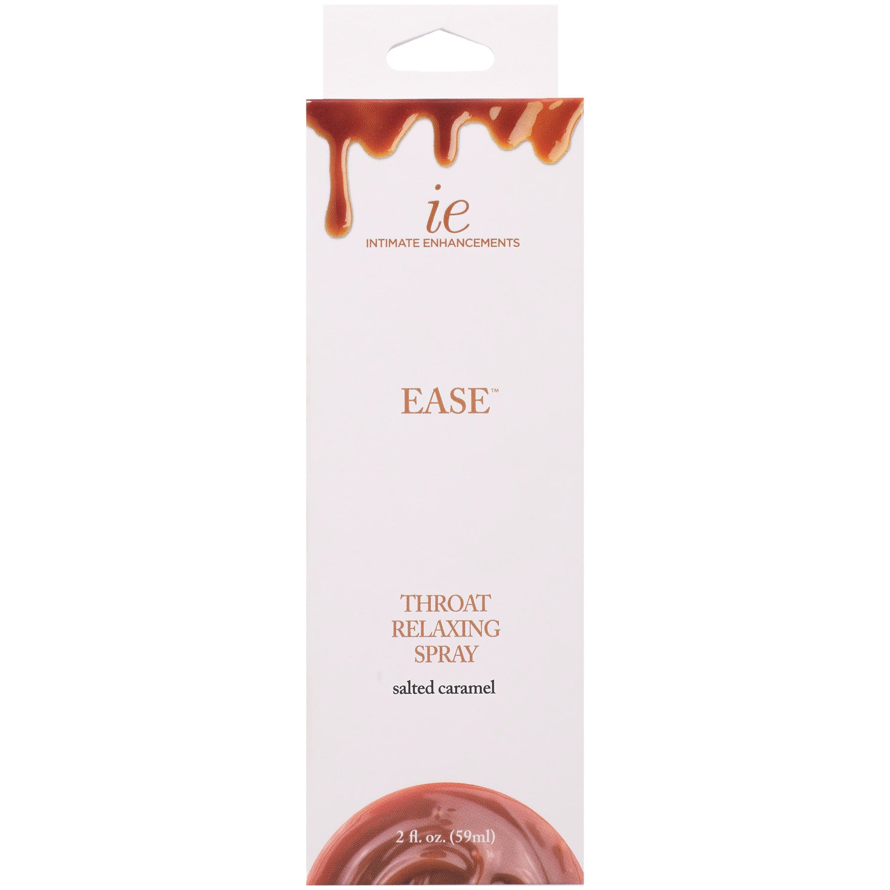 Intimate Enhancements Ease Throat Relaxing Spray 2 oz - Salted Caramel