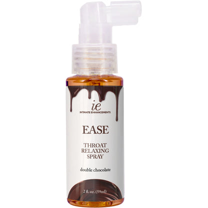 Intimate Enhancements Ease Throat Relaxing Spray 2 oz - Double Chocolate