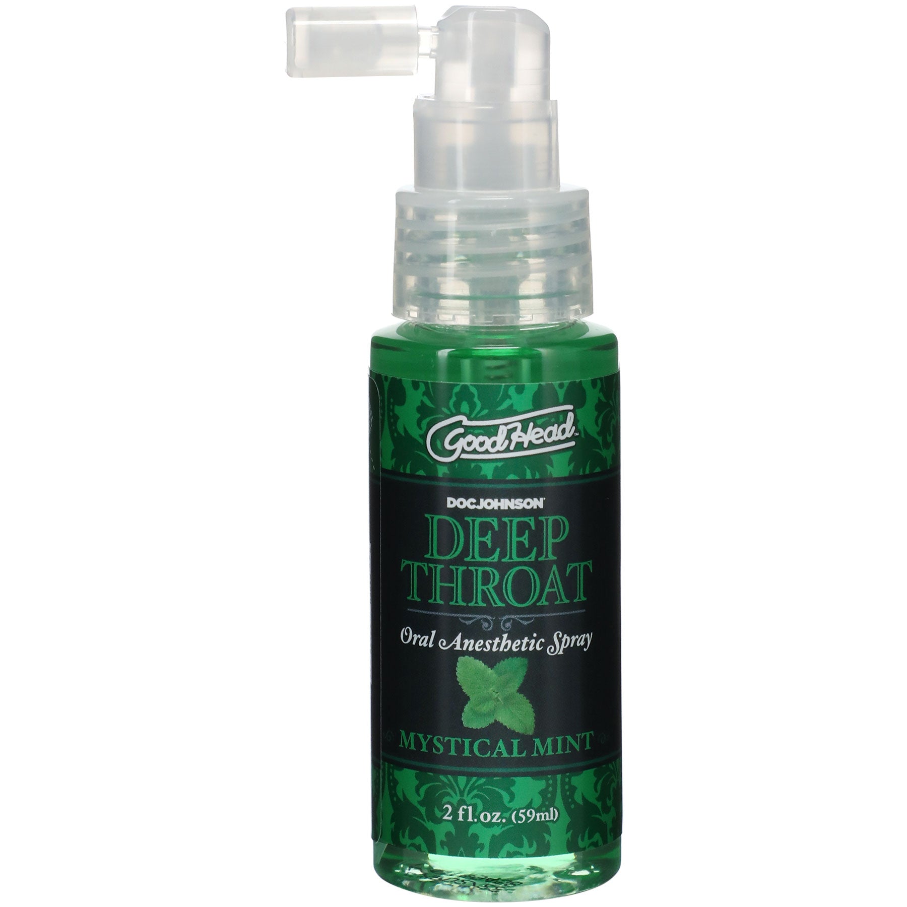 GoodHead Deep Throat Oral Anesthetic Spray 2 oz - Mystical Mint