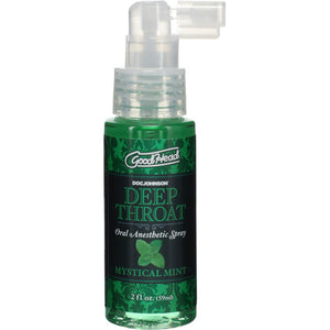 GoodHead Deep Throat Oral Anesthetic Spray 2 oz By Doc Johnson - Mystical Mint